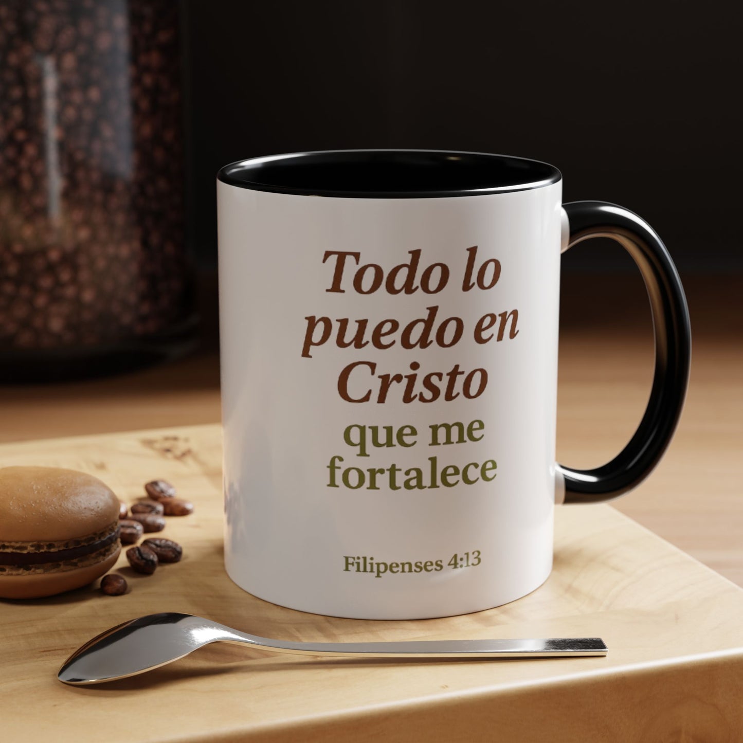 Accent Coffee Mug (11oz) - Inspiración en Cada Sorbo