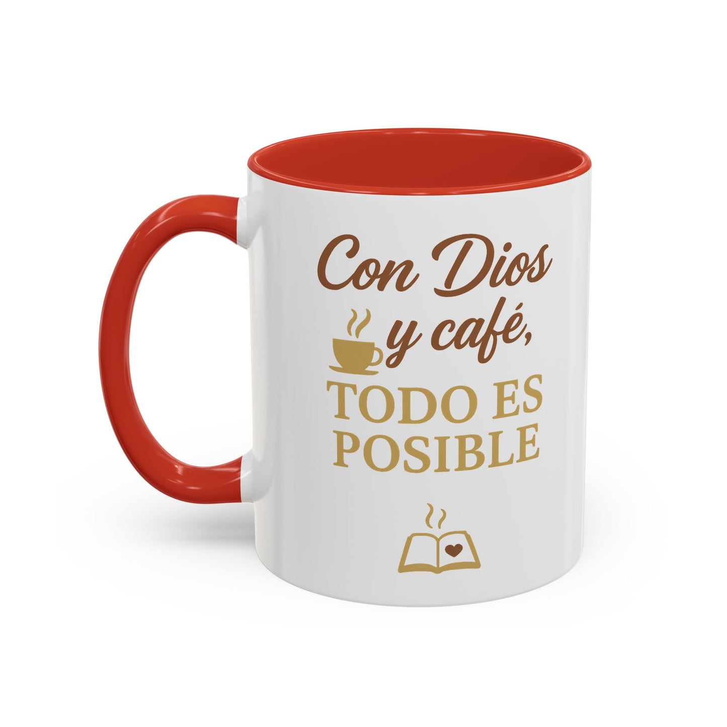 Accent Coffee Mug (11oz) - Inspiración en Cada Sorbo