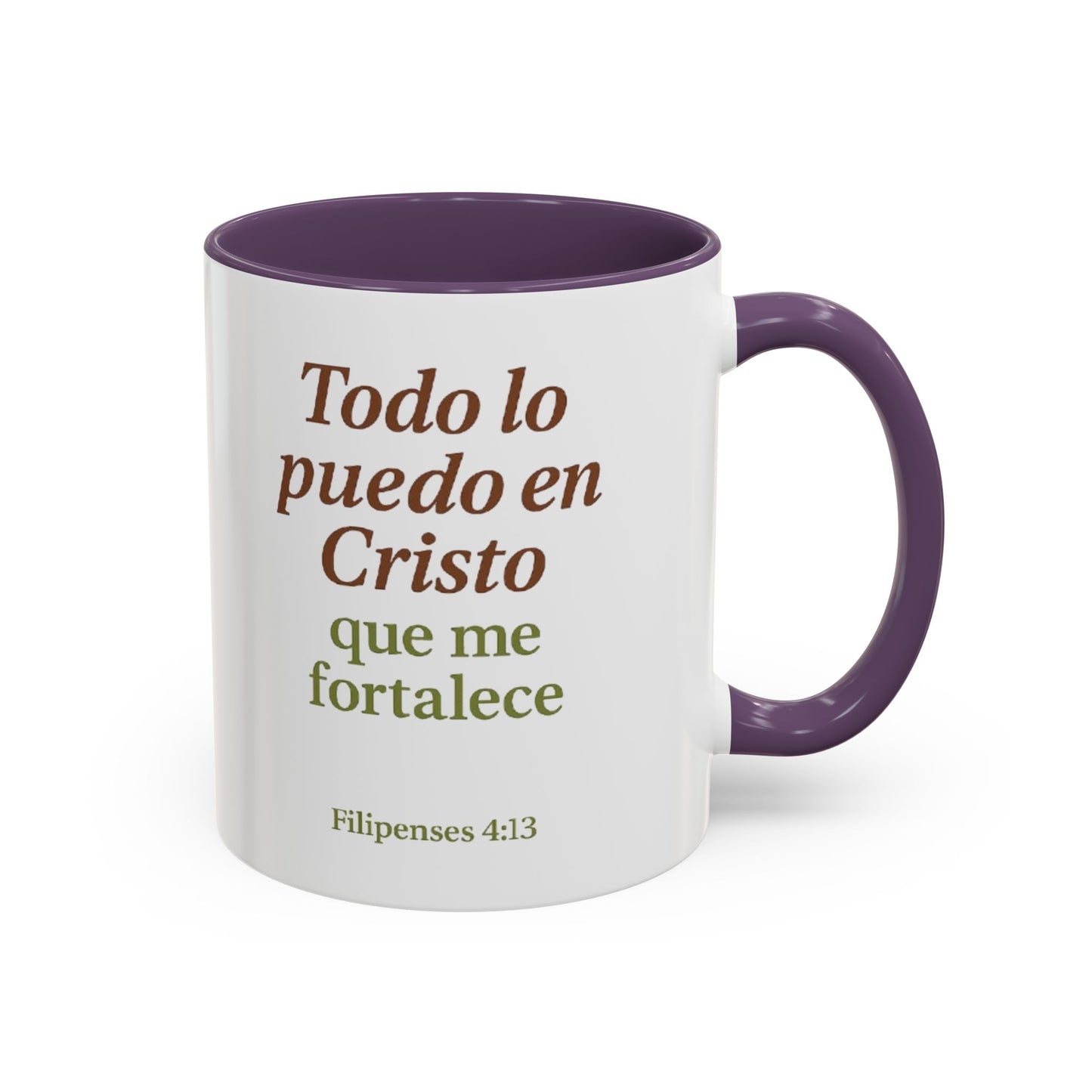 Accent Coffee Mug (11oz) - Inspiración en Cada Sorbo