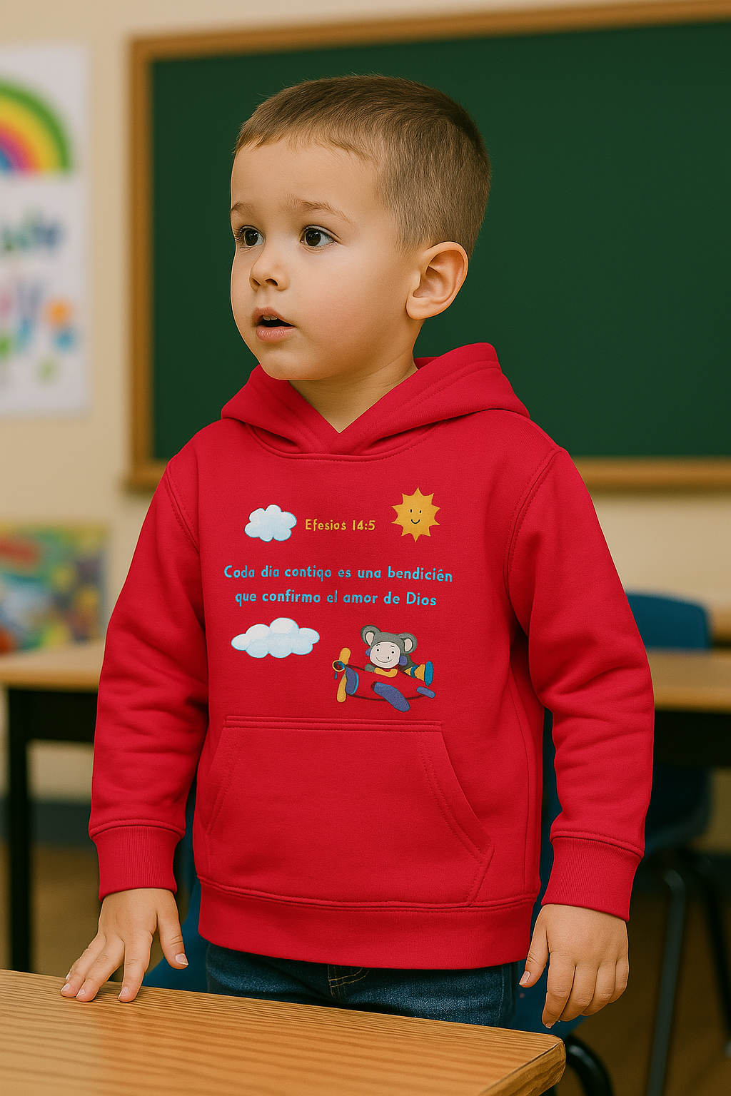 Toddler Pullover Fleece Hoodie