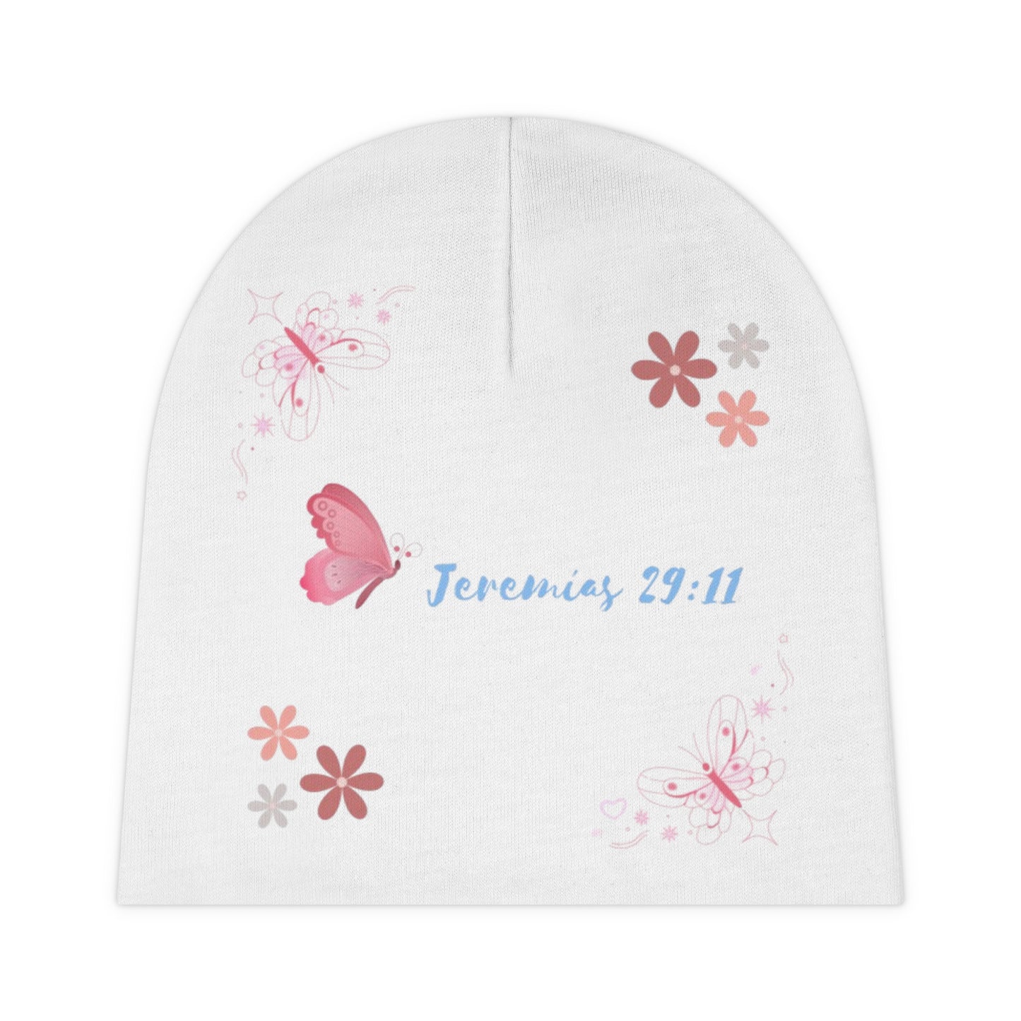 Baby Beanie (AOP) – Protección y Fe desde el Primer Día