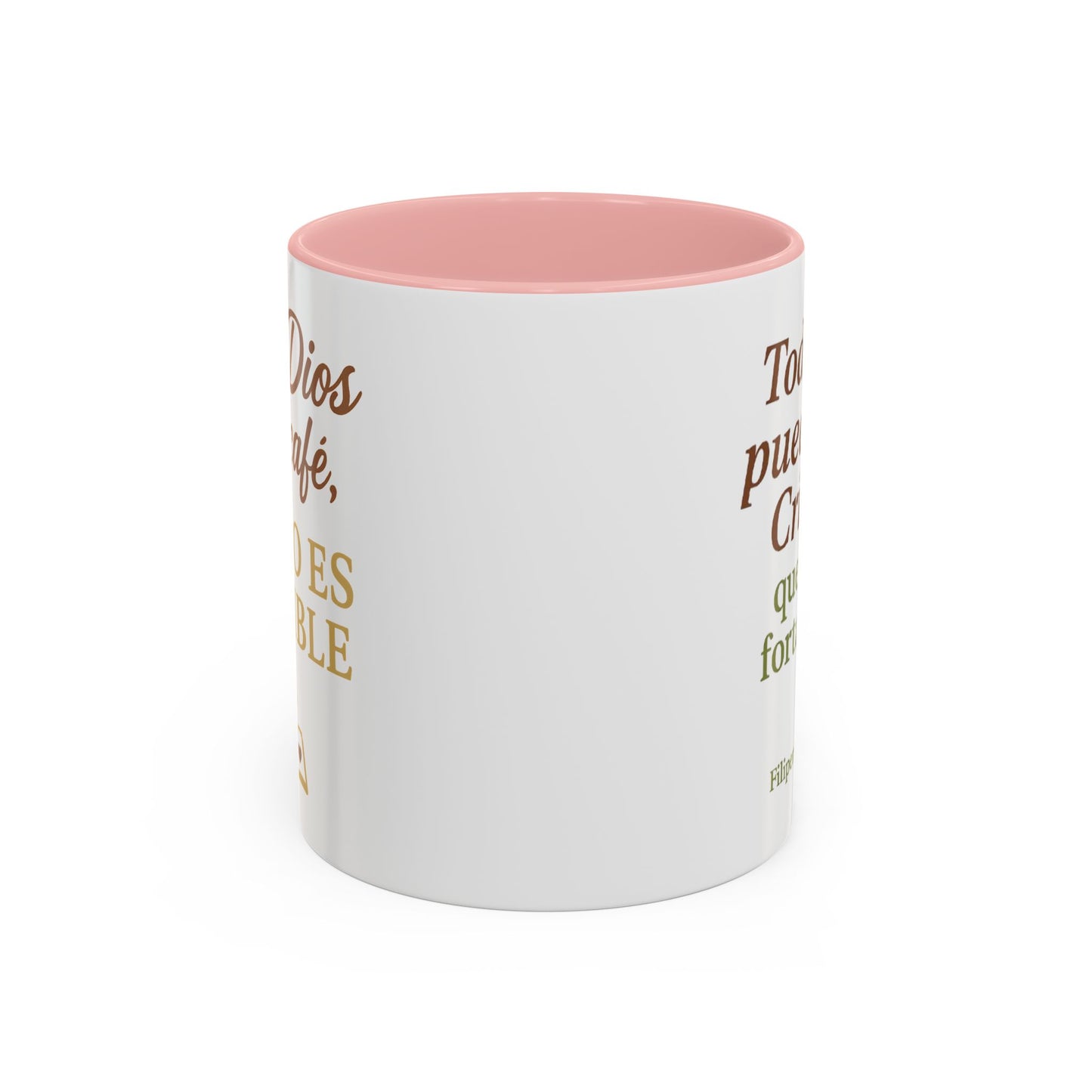 Accent Coffee Mug (11oz) - Inspiración en Cada Sorbo