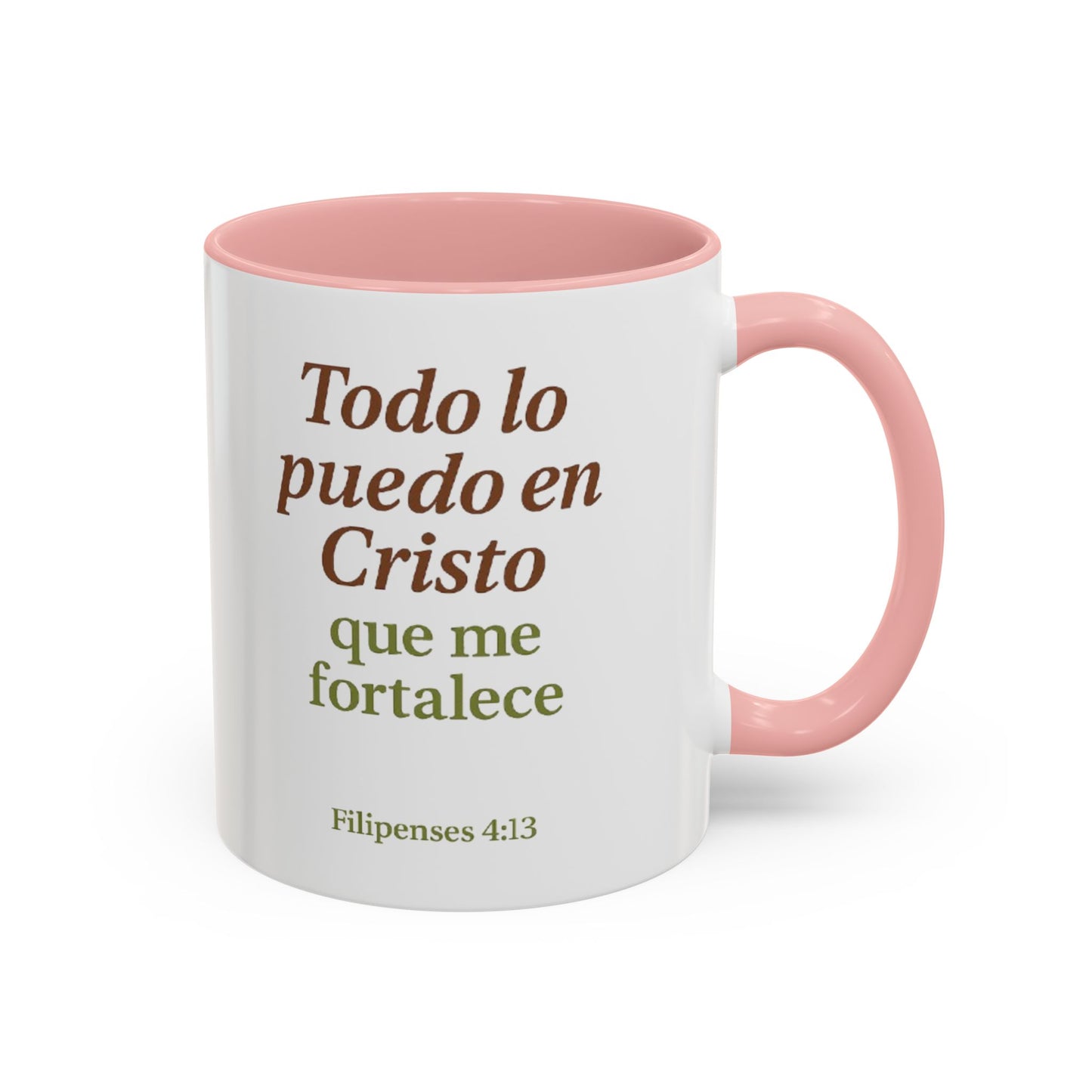 Accent Coffee Mug (11oz) - Inspiración en Cada Sorbo