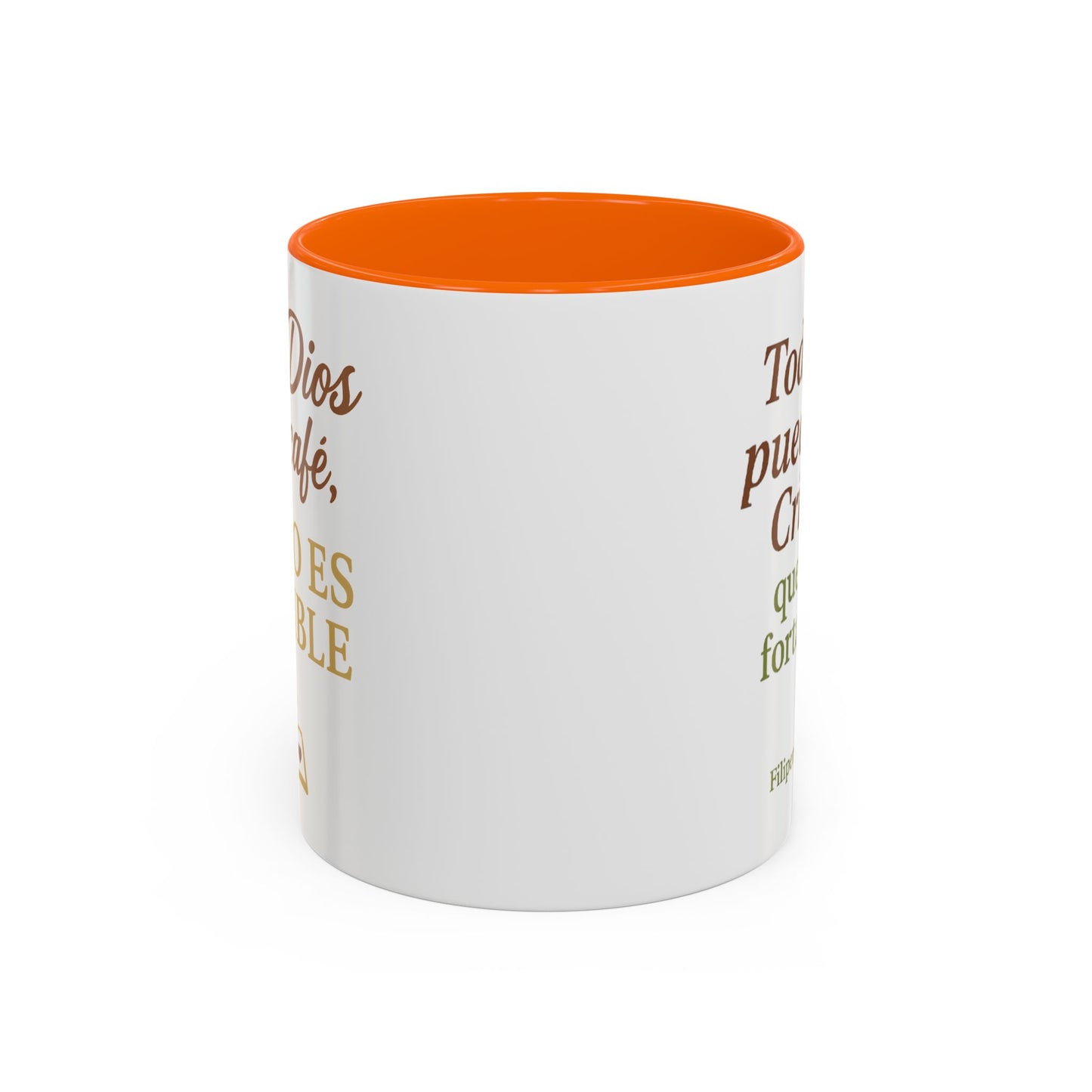 Accent Coffee Mug (11oz) - Inspiración en Cada Sorbo