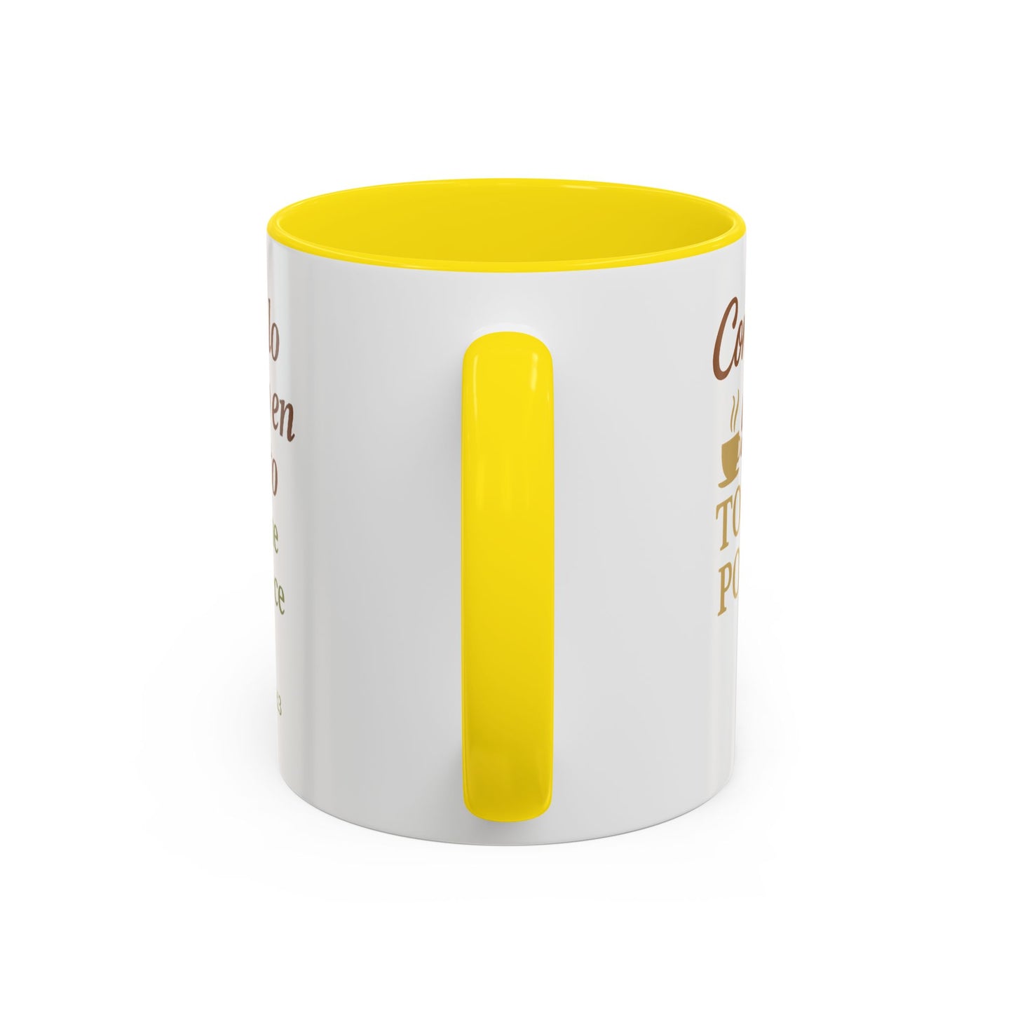 Accent Coffee Mug (11oz) - Inspiración en Cada Sorbo