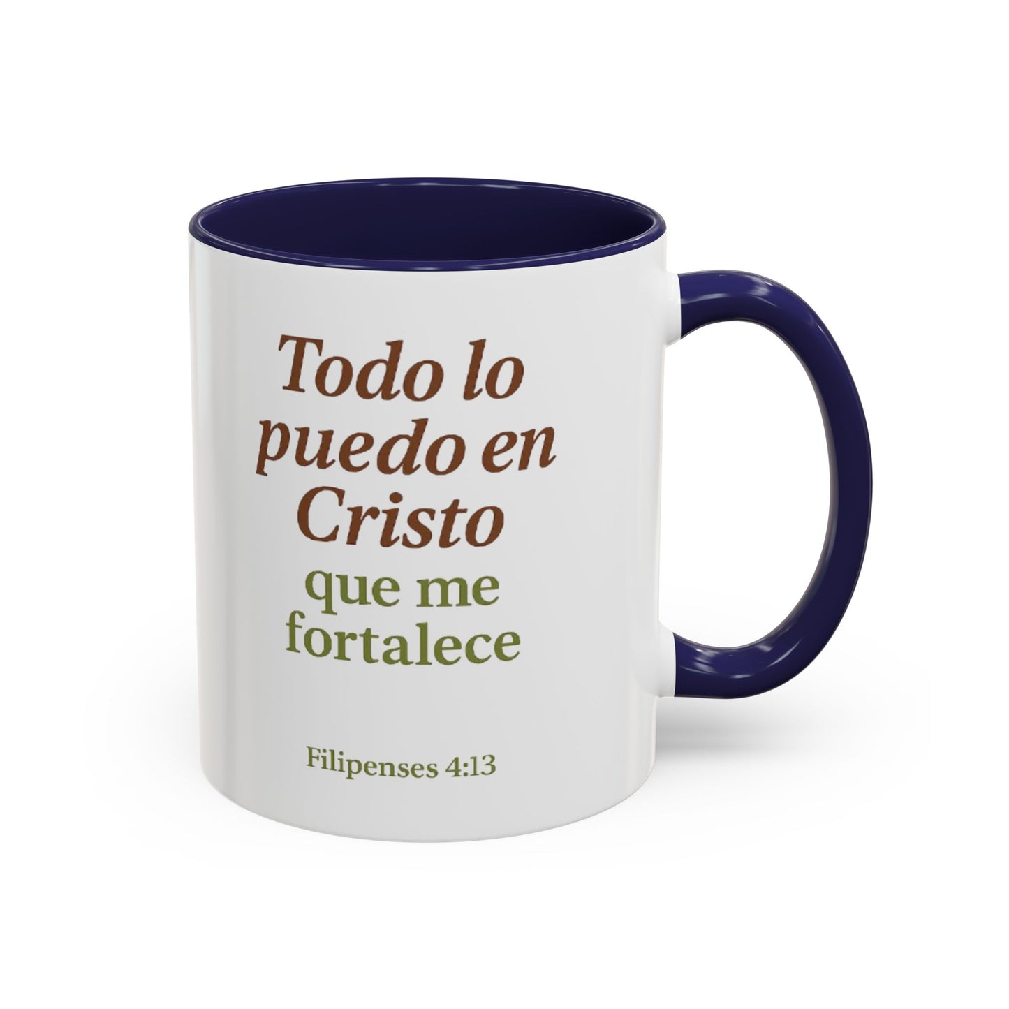 Accent Coffee Mug (11oz) - Inspiración en Cada Sorbo