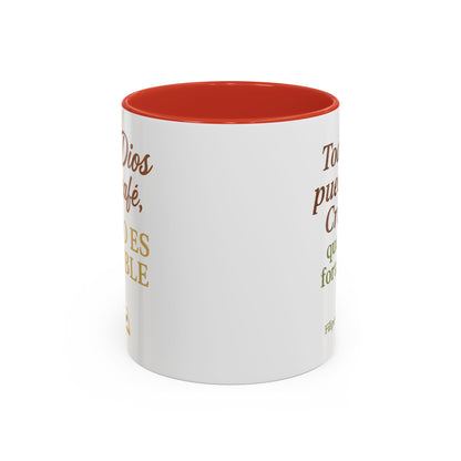 Accent Coffee Mug (11oz) - Inspiración en Cada Sorbo