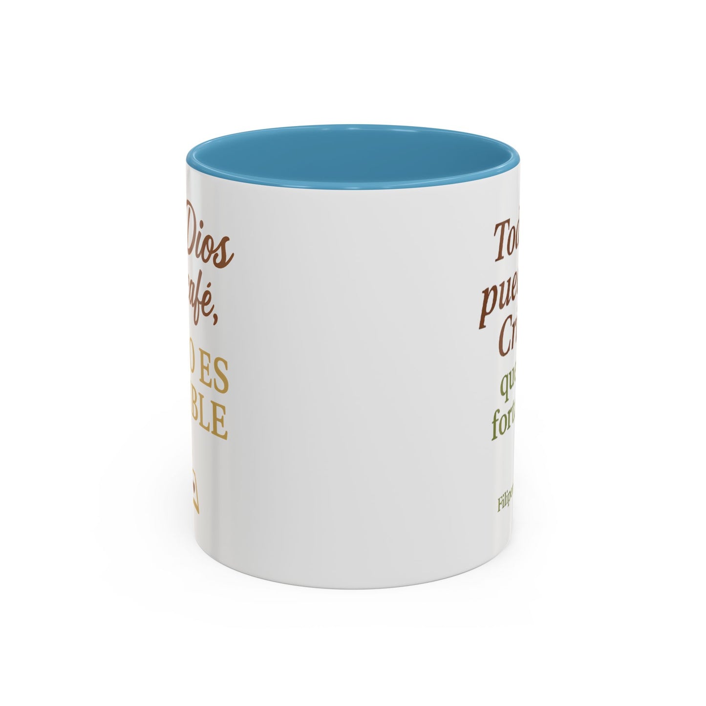 Accent Coffee Mug (11oz) - Inspiración en Cada Sorbo