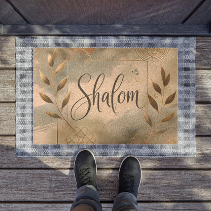 Doormat “Bienvenido en Su Nombre”  Inspiración en Cada Paso