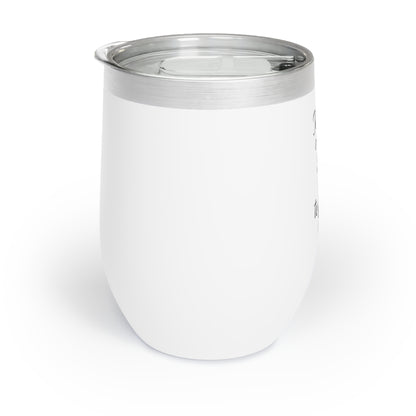 Chill Wine Tumbler “Refresca Tu Espíritu” 12oz  Inspiración en Cada Sorbo