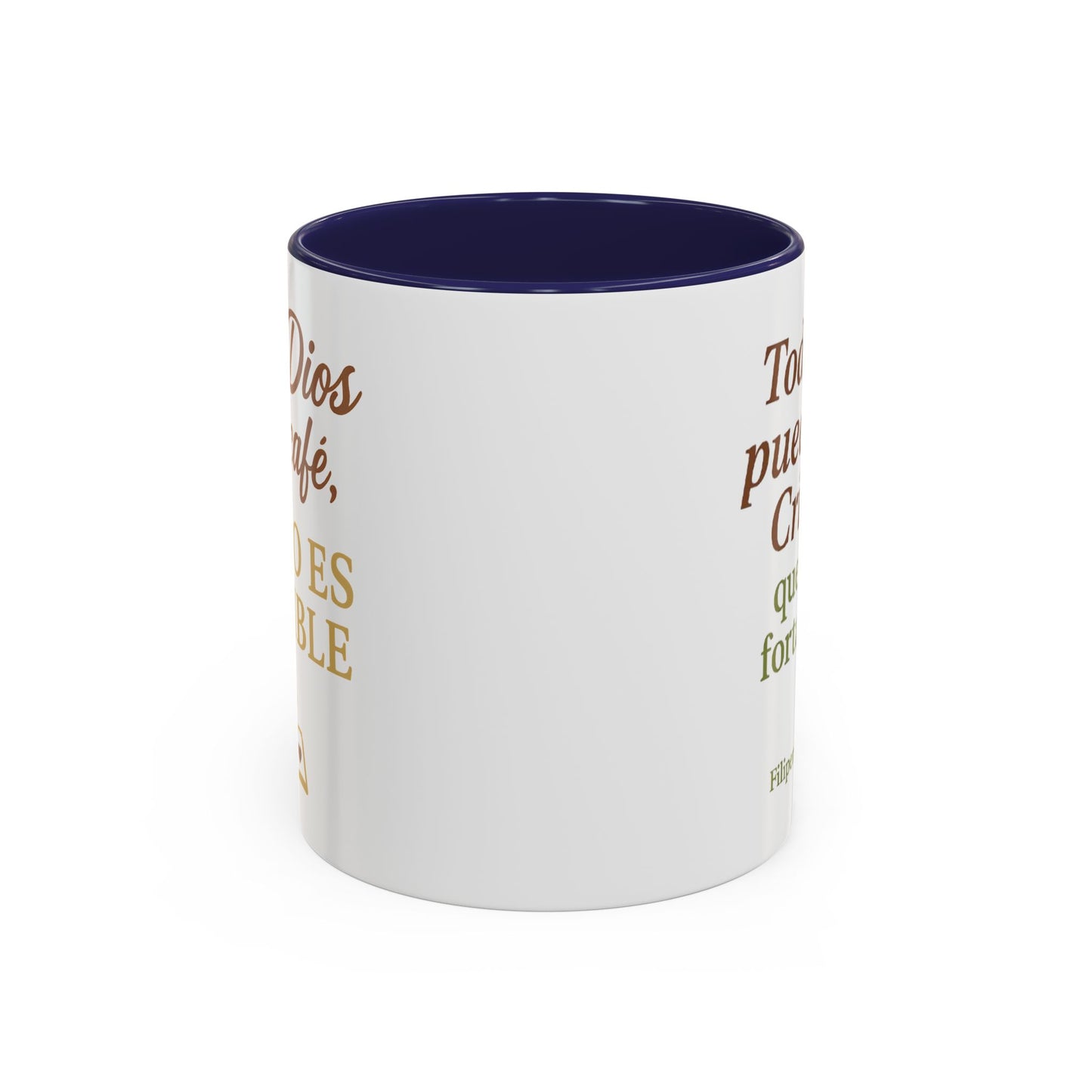 Accent Coffee Mug (11oz) - Inspiración en Cada Sorbo