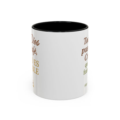Accent Coffee Mug (11oz) - Inspiración en Cada Sorbo