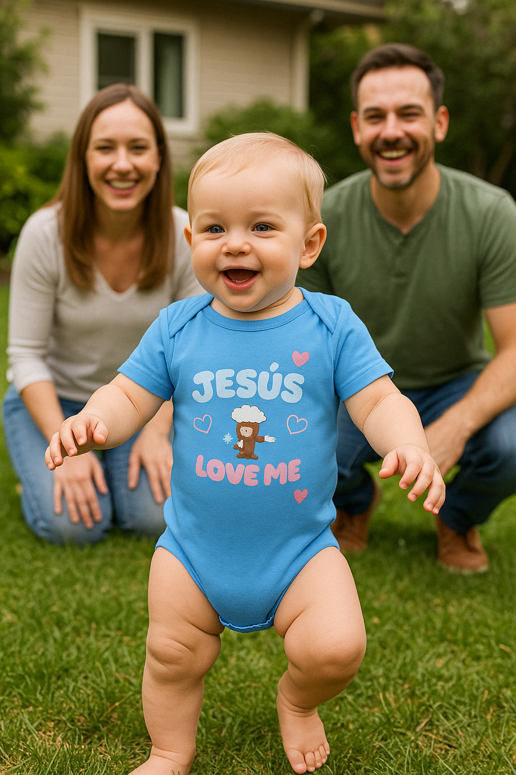 Baby Short Sleeve Onesie®– Palabra Viva desde el Primer Día