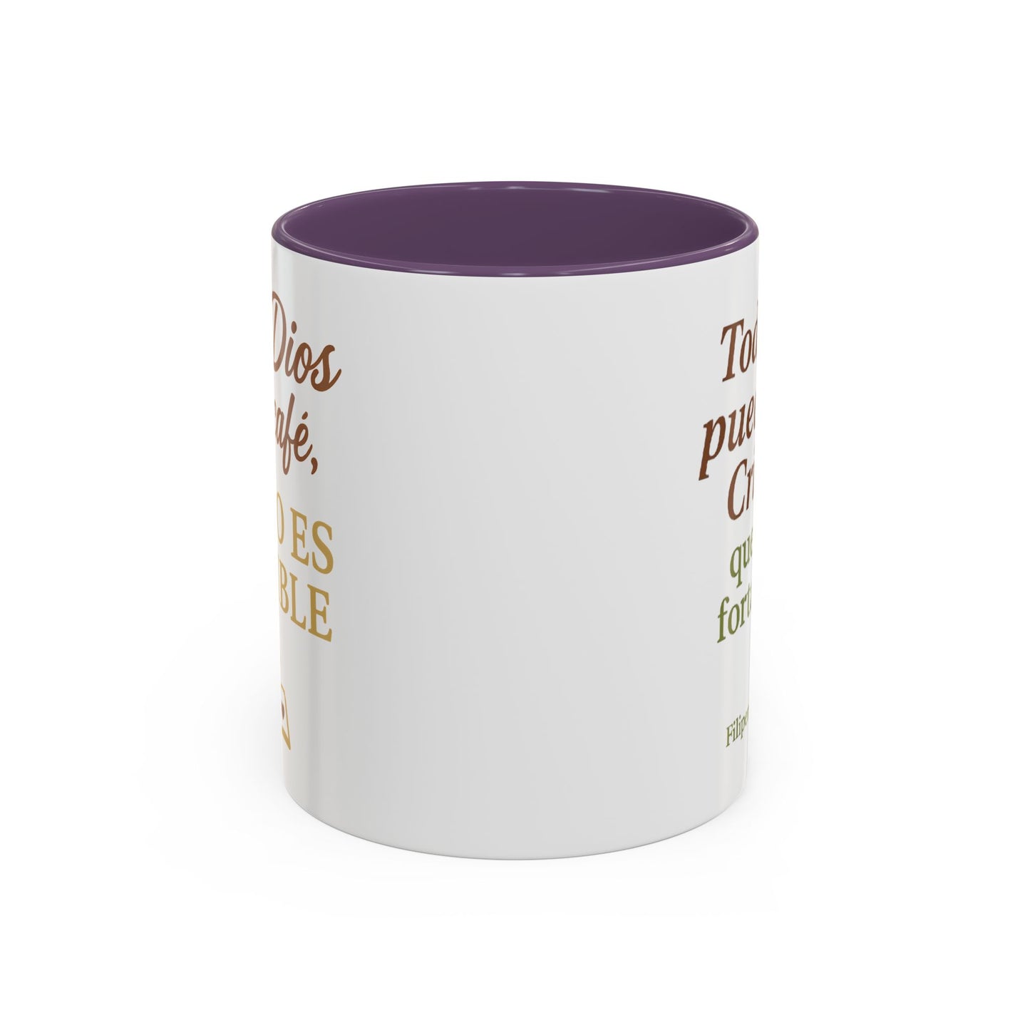 Accent Coffee Mug (11oz) - Inspiración en Cada Sorbo