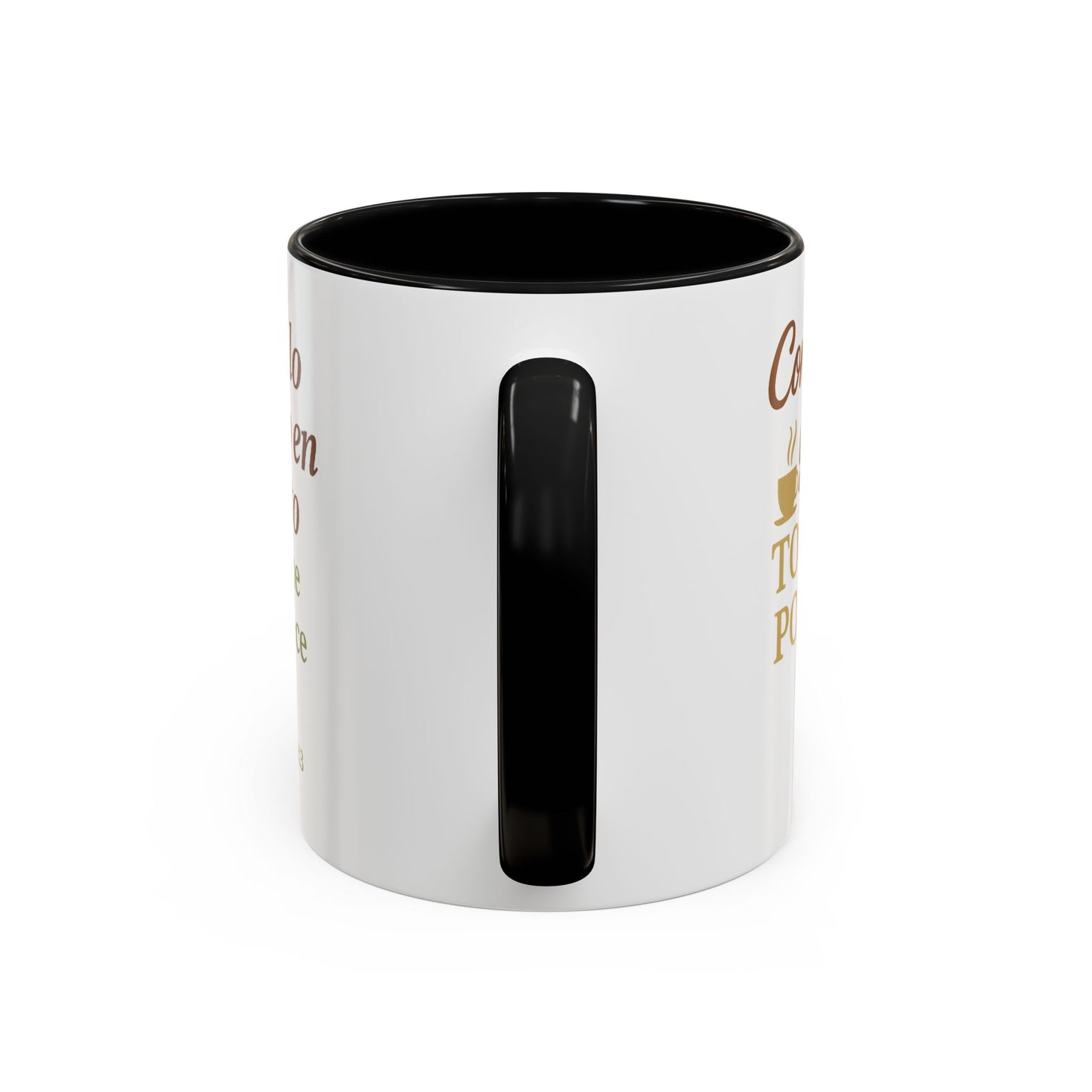 Accent Coffee Mug (11oz) - Inspiración en Cada Sorbo