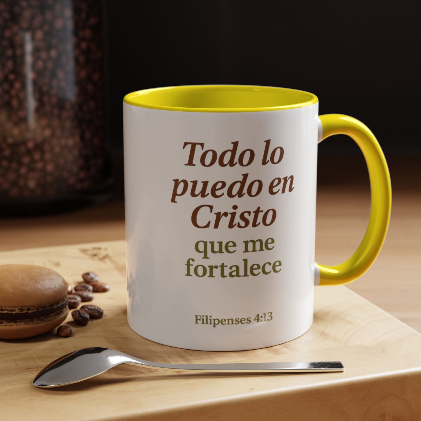 Accent Coffee Mug (11oz) - Inspiración en Cada Sorbo