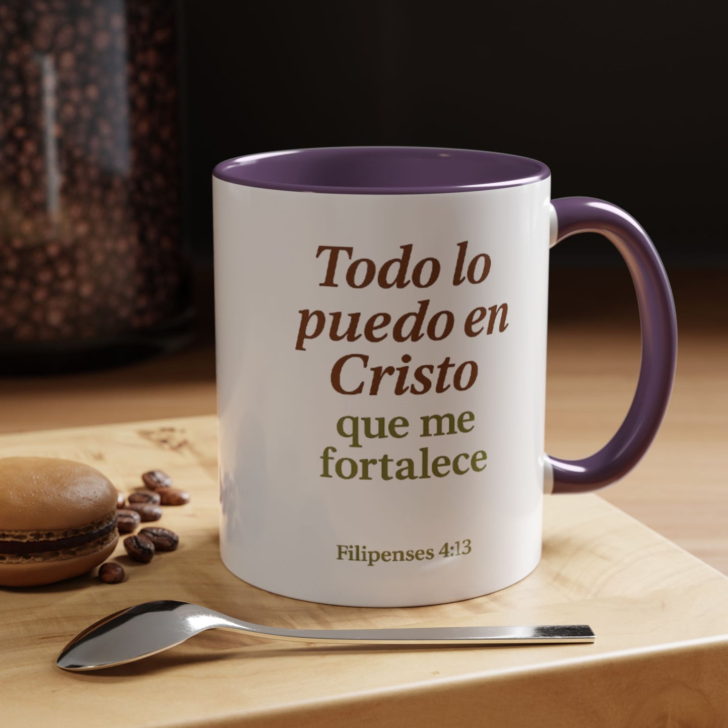 Accent Coffee Mug (11oz) - Inspiración en Cada Sorbo