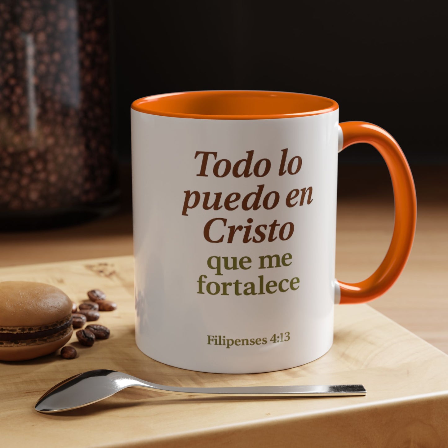 Accent Coffee Mug (11oz) - Inspiración en Cada Sorbo