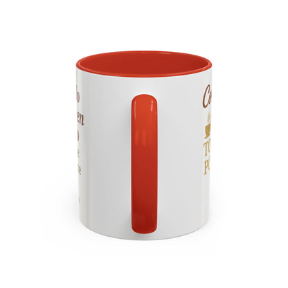 Accent Coffee Mug (11oz) - Inspiración en Cada Sorbo