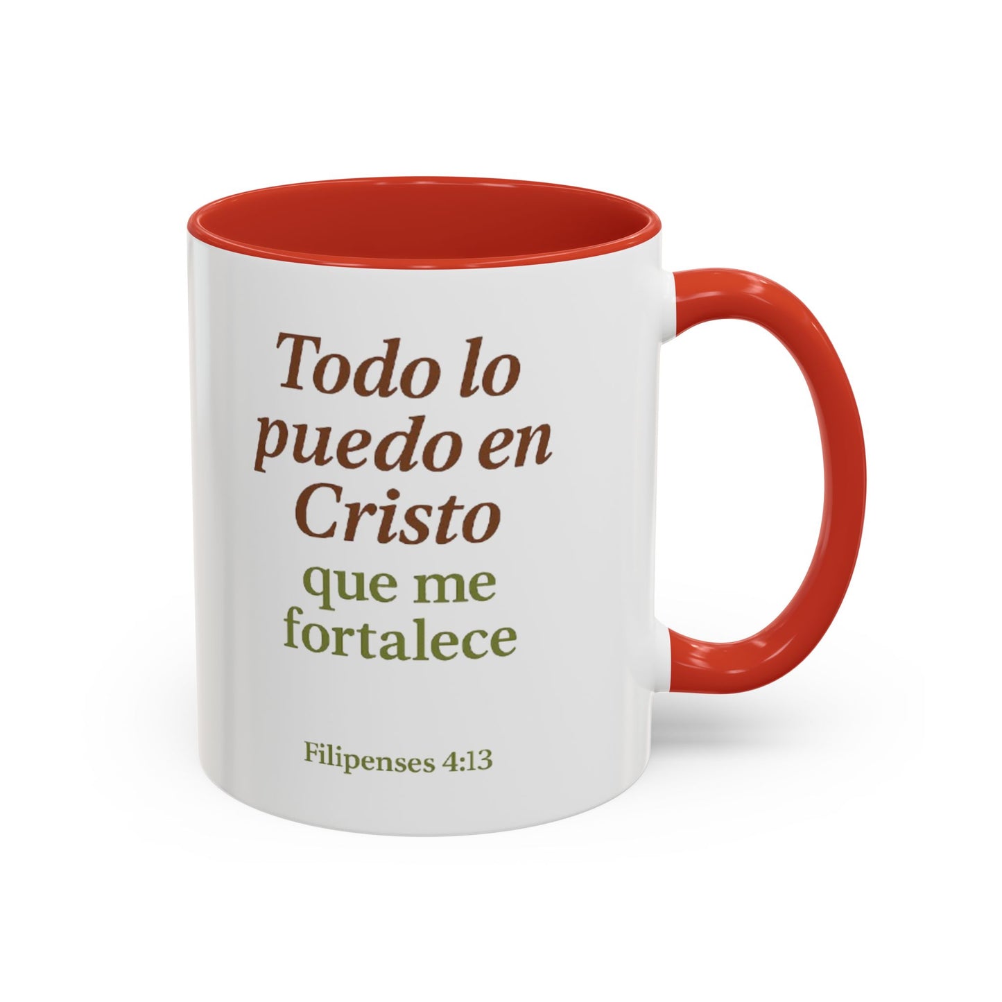 Accent Coffee Mug (11oz) - Inspiración en Cada Sorbo