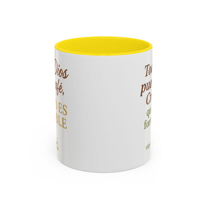 Accent Coffee Mug (11oz) - Inspiración en Cada Sorbo