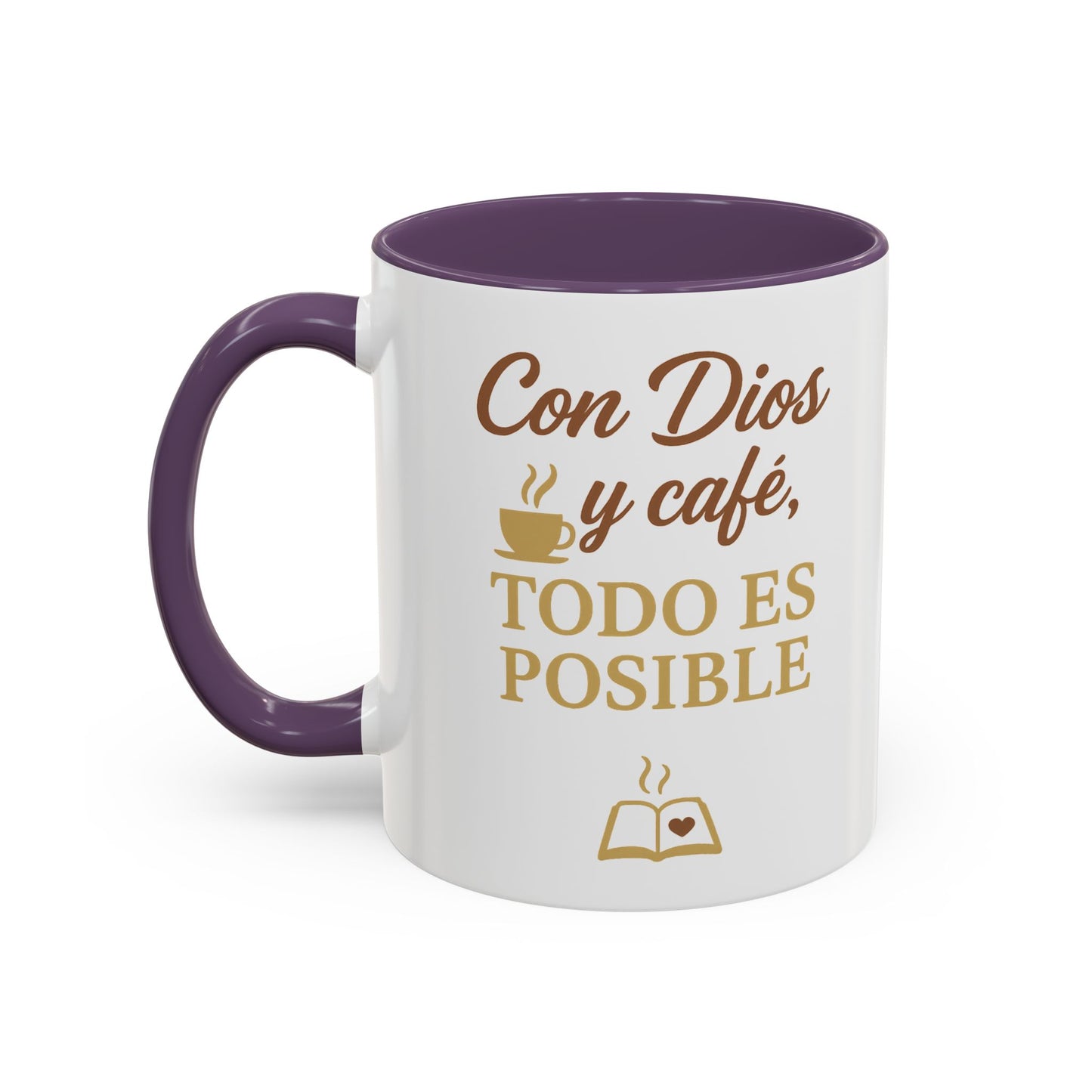 Accent Coffee Mug (11oz) - Inspiración en Cada Sorbo